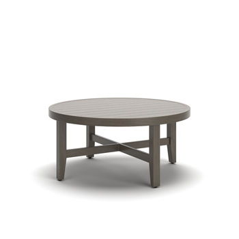Point Sur - Round Cocktail Table - Beige / Brown