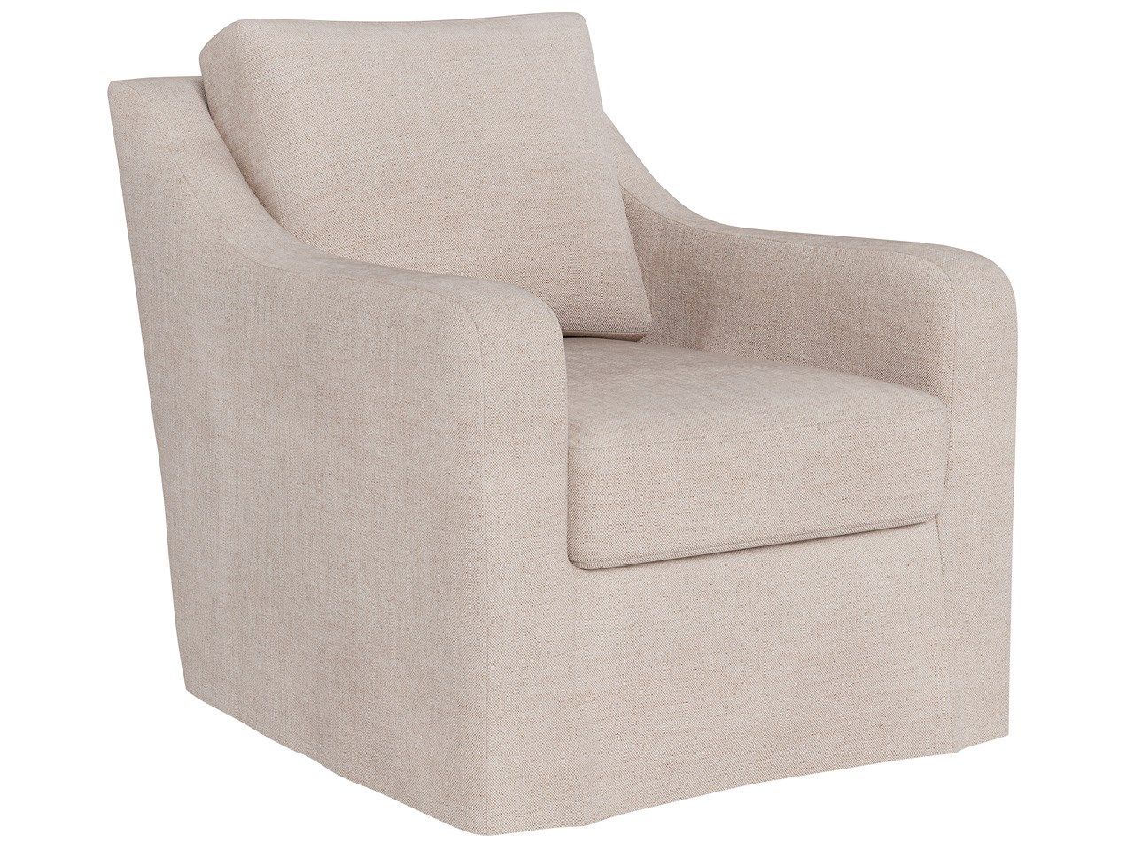 Filmore - Slipcover Swivel Chair, Special Order - Beige