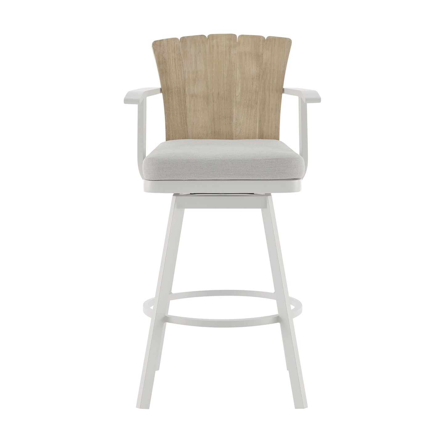 Hazel - Outdoor Patio Swivel Counter Stool Set