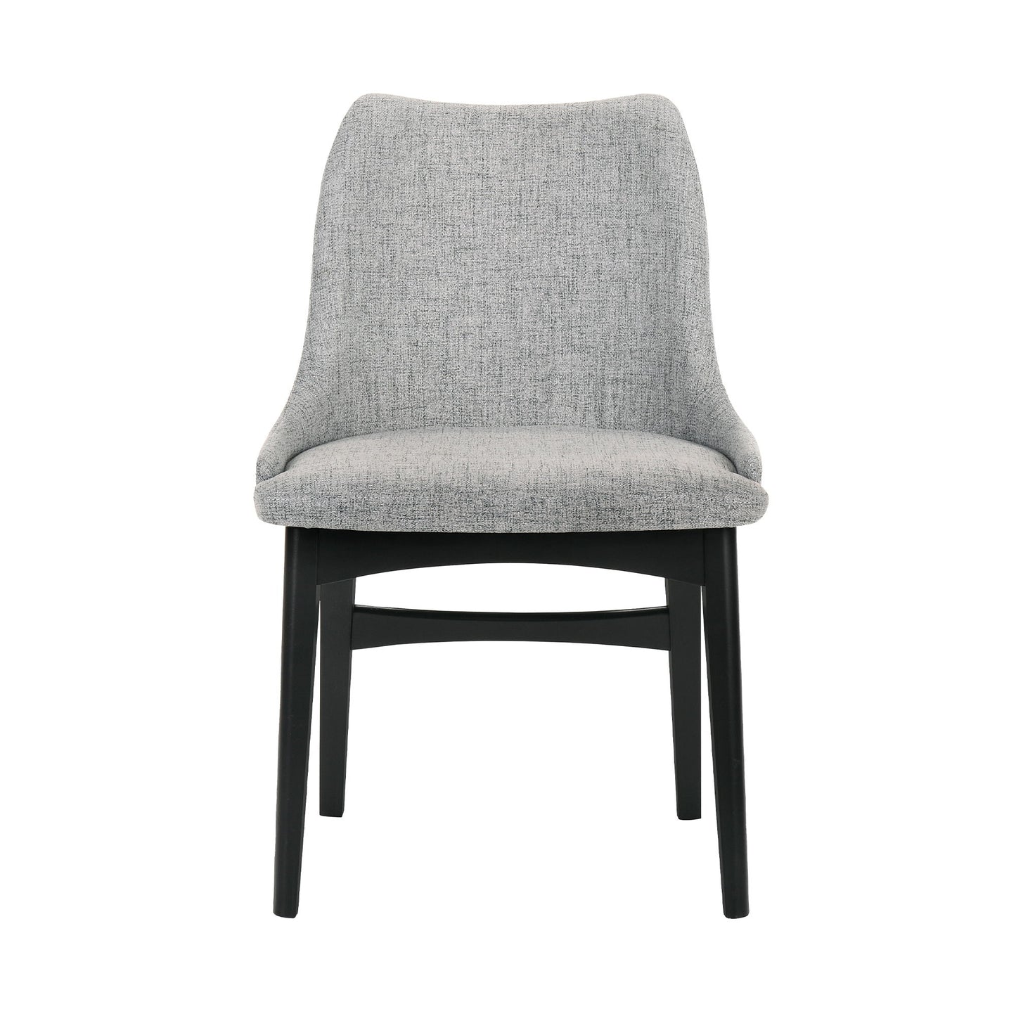 Arcadia And Azalea - Round 5 Piece Dining Set - Gray / Black