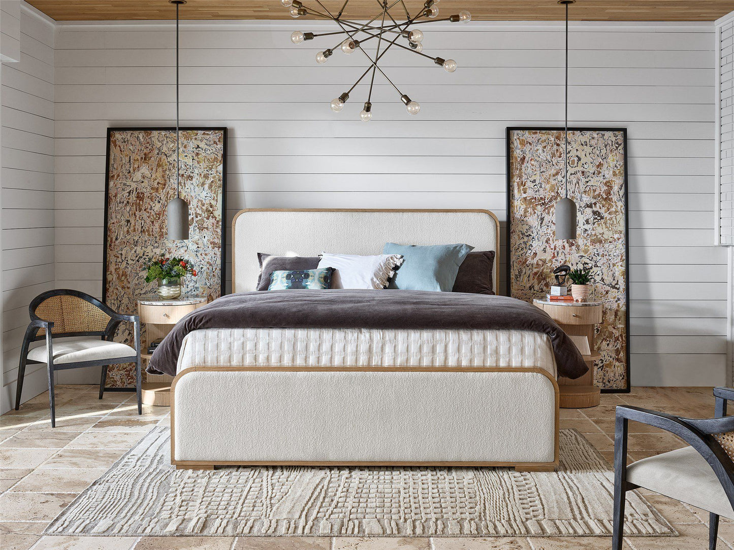 Modern - Bed With Upholstery