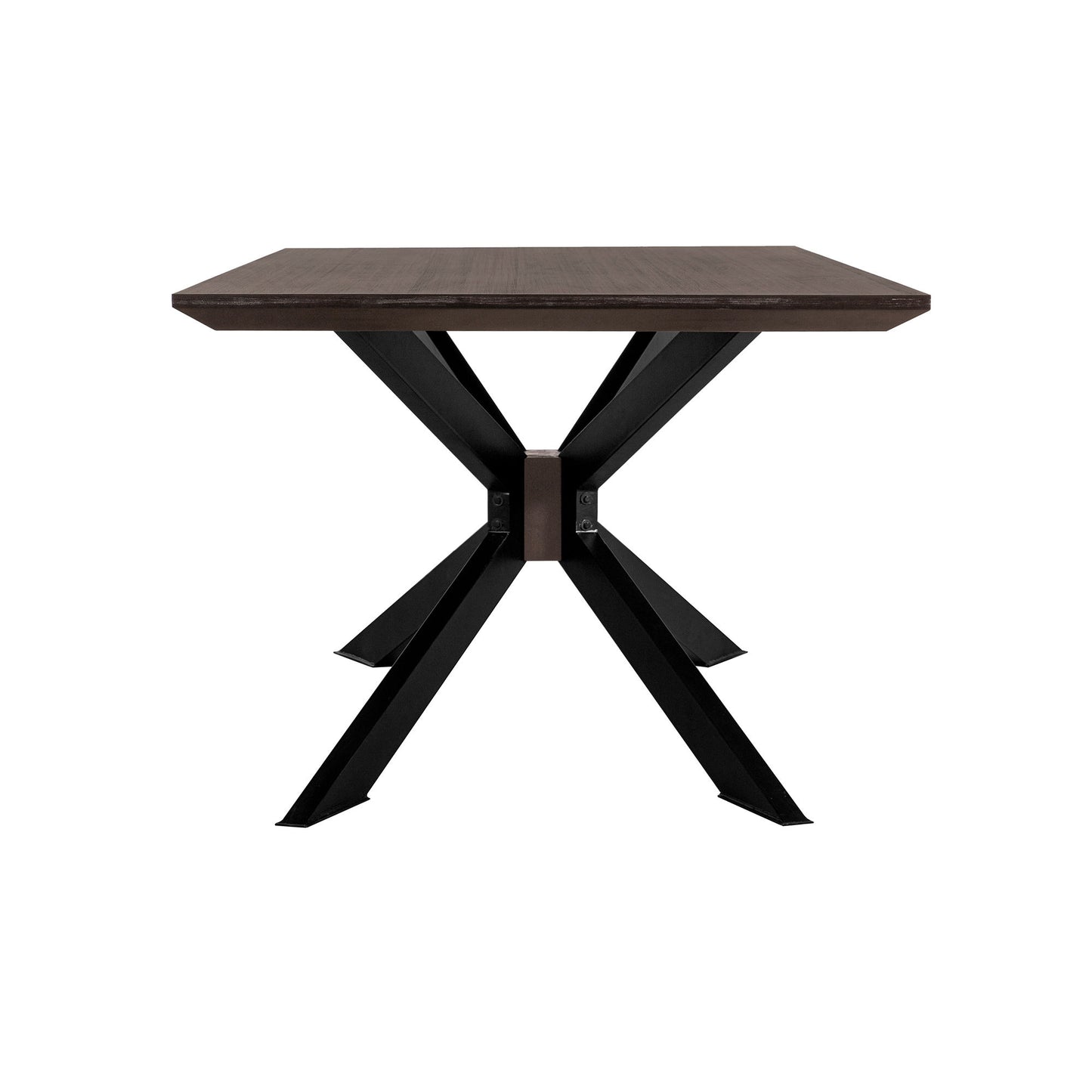 Pirate - Acacia Modern Dining Table - Coffee Bean Brush / Natural Black