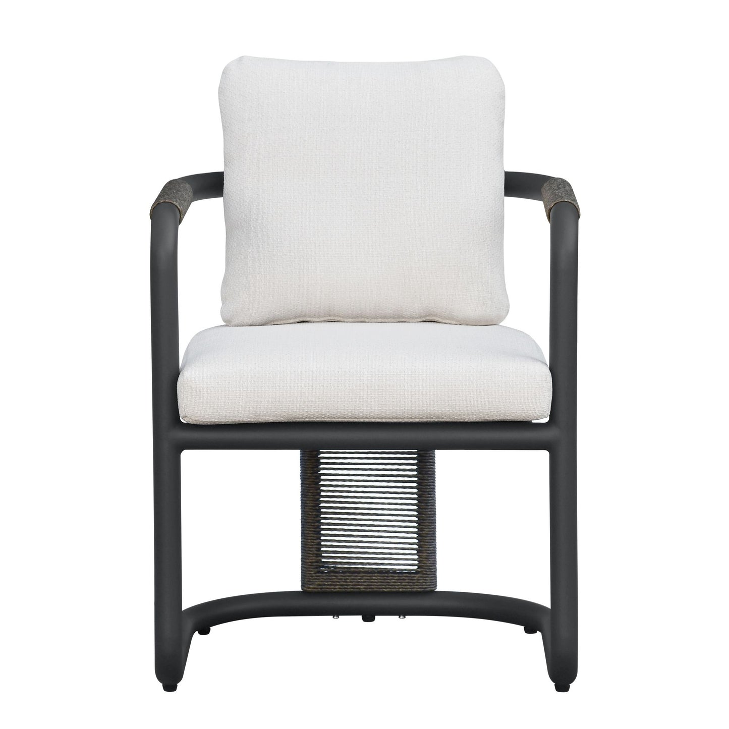 Dorado - 7-Piece Modern Outdoor Dining Set - Off-White / Gray