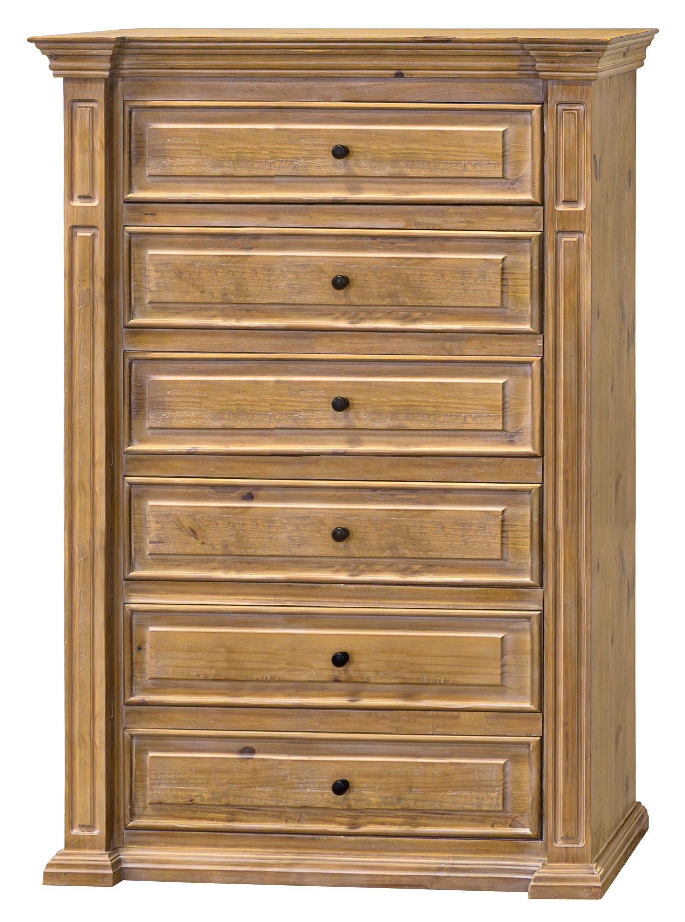 Hudson - 6-Drawers Chest - Light Barnwood