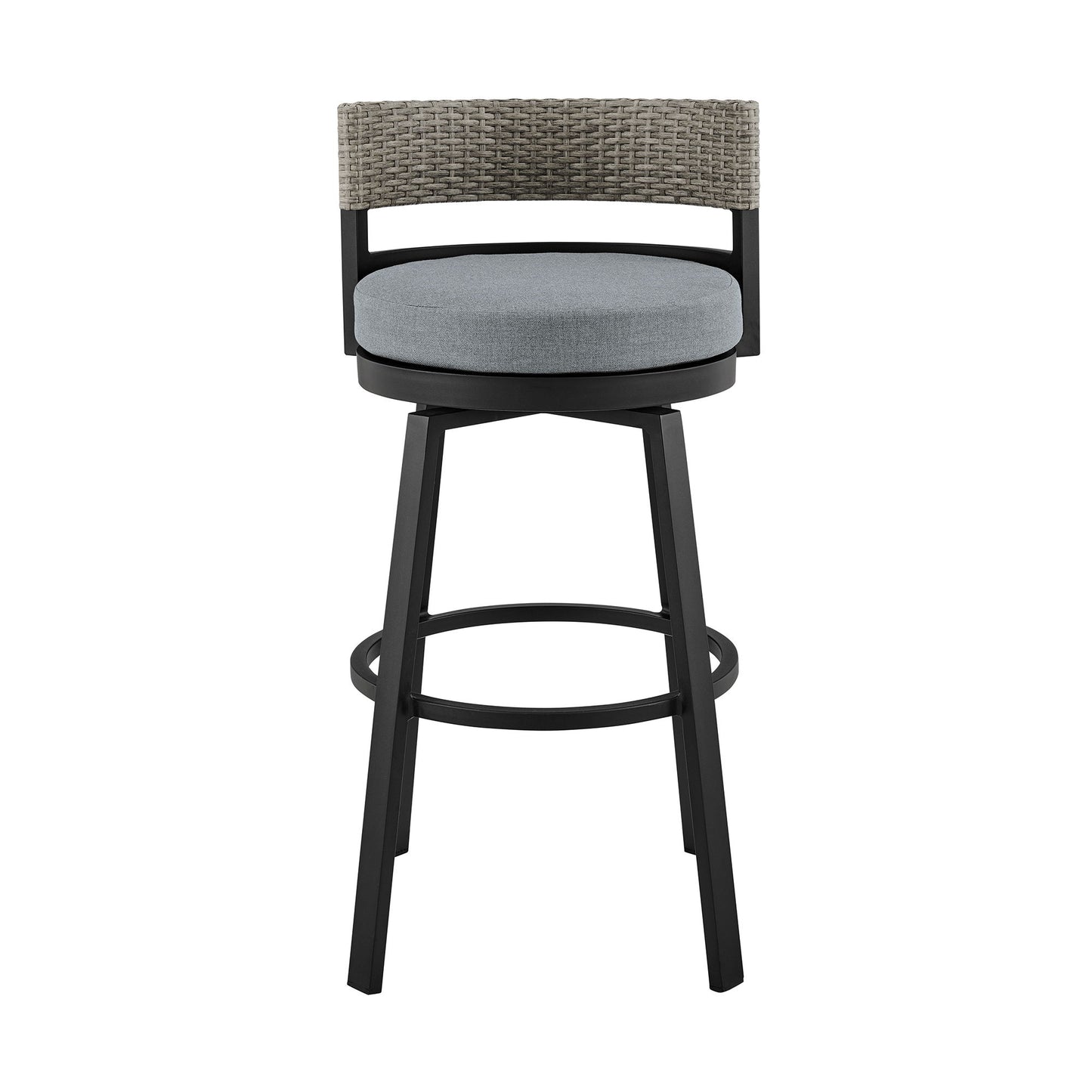 Encinitas - Outdoor Patio Counter Height Swivel Bar Stool Set