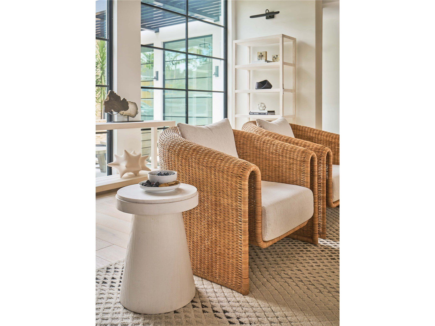 Weekender Coastal Living Home / Key Largo - Lounge Chair - White