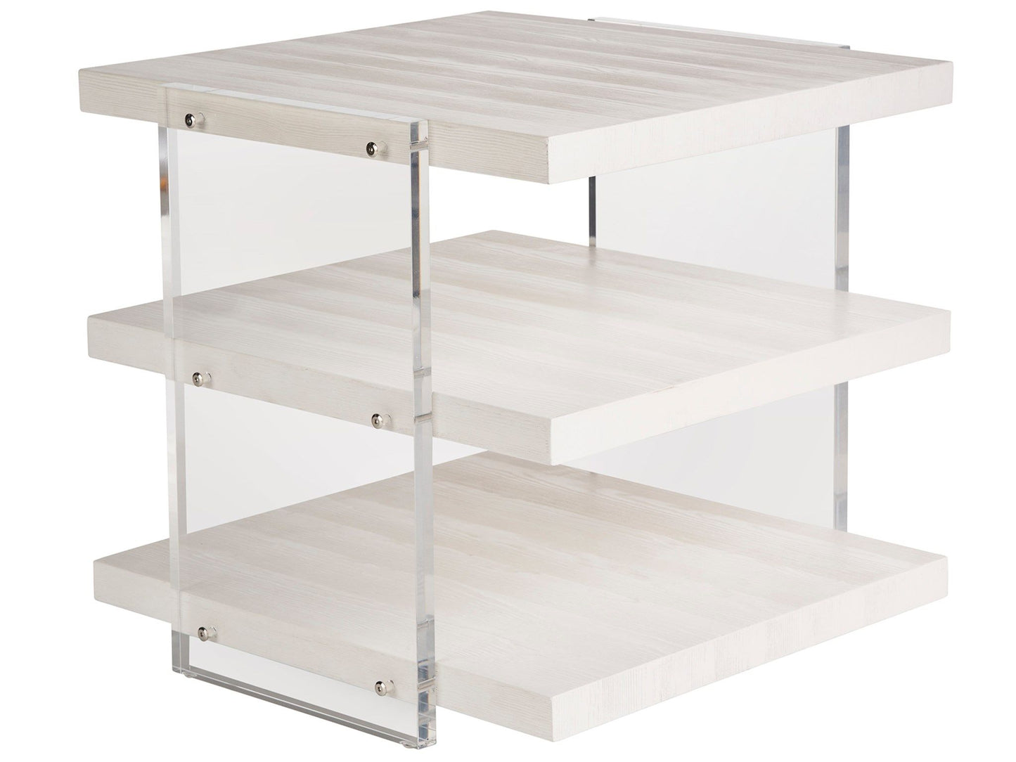 Weekender Coastal Living Home / St Kitts - End Table - Pearl Silver