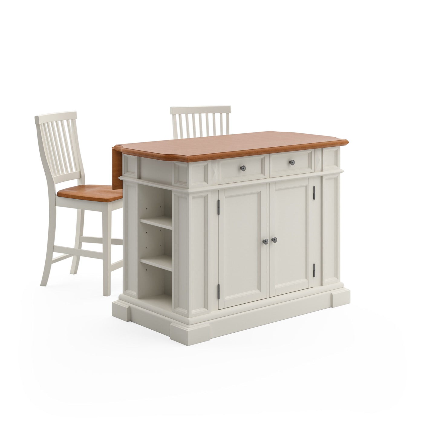 Americana - Kitchen Island Set - White