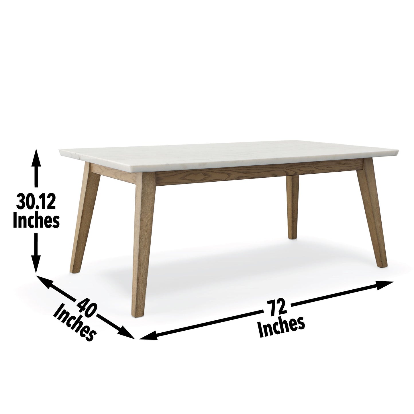 Vida - Marble Top Dining Table