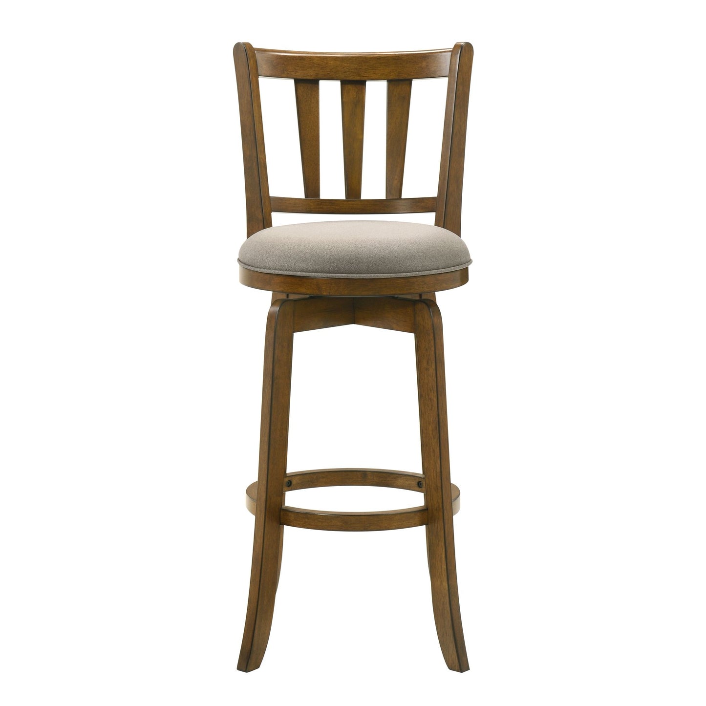 Wren - Modern Farmhouse Swivel Wood Bar Height Kitchen Bar Stool