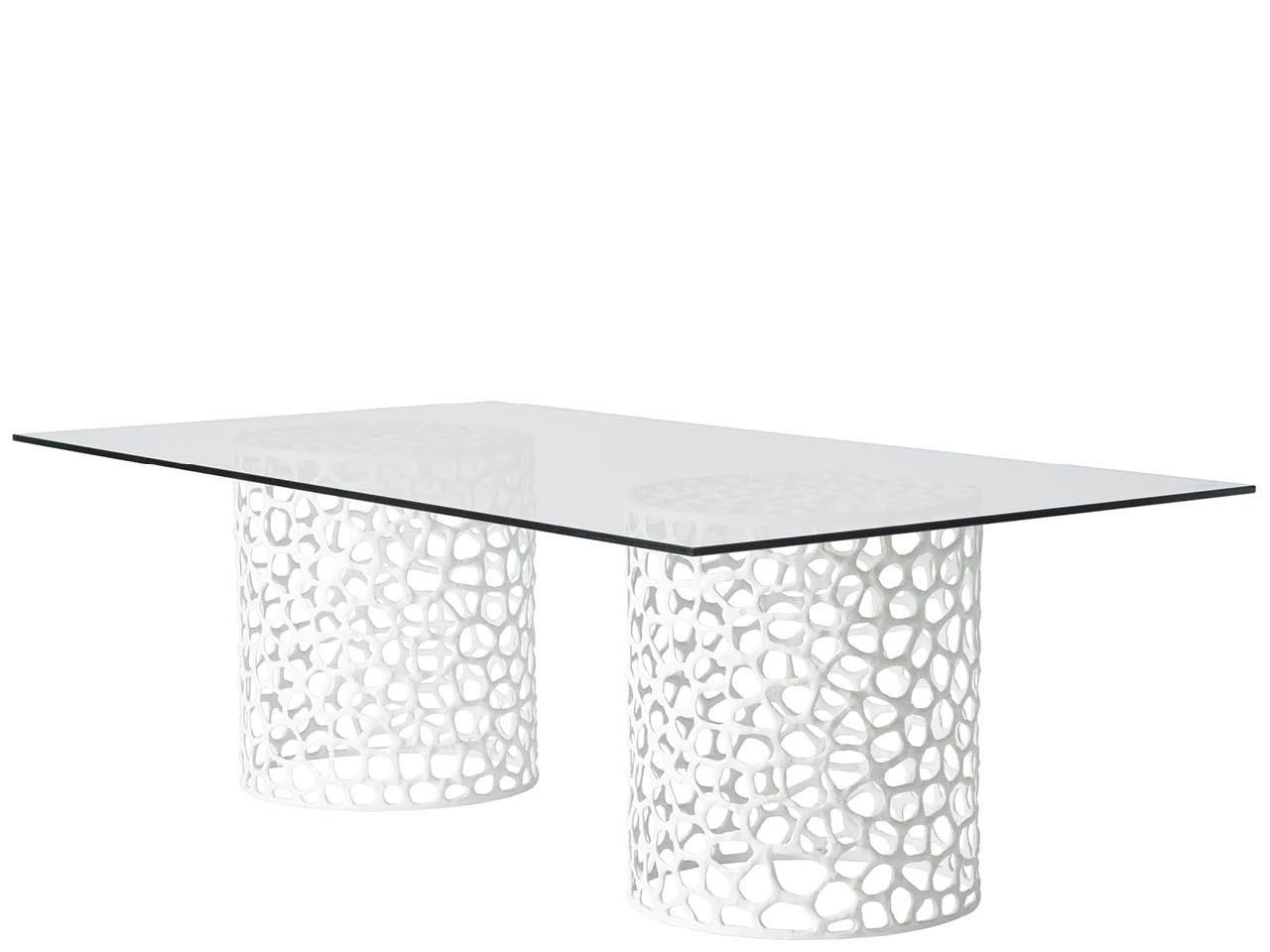 Oasis - Coral Rectangle Dining Table - White