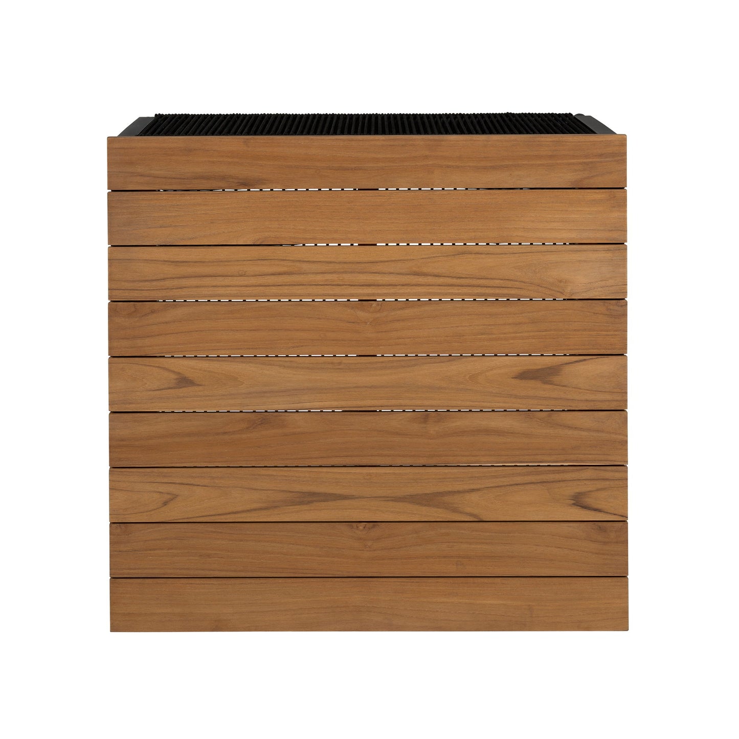 Artesia - Outdoor Patio Coffee Table - Teak / Black