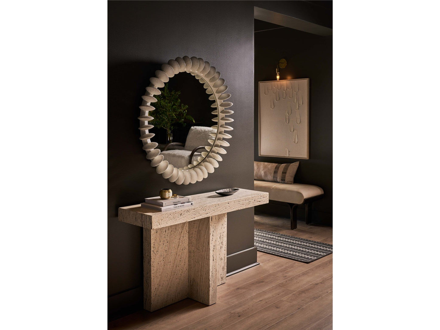Modern - Solstice Mirror - White