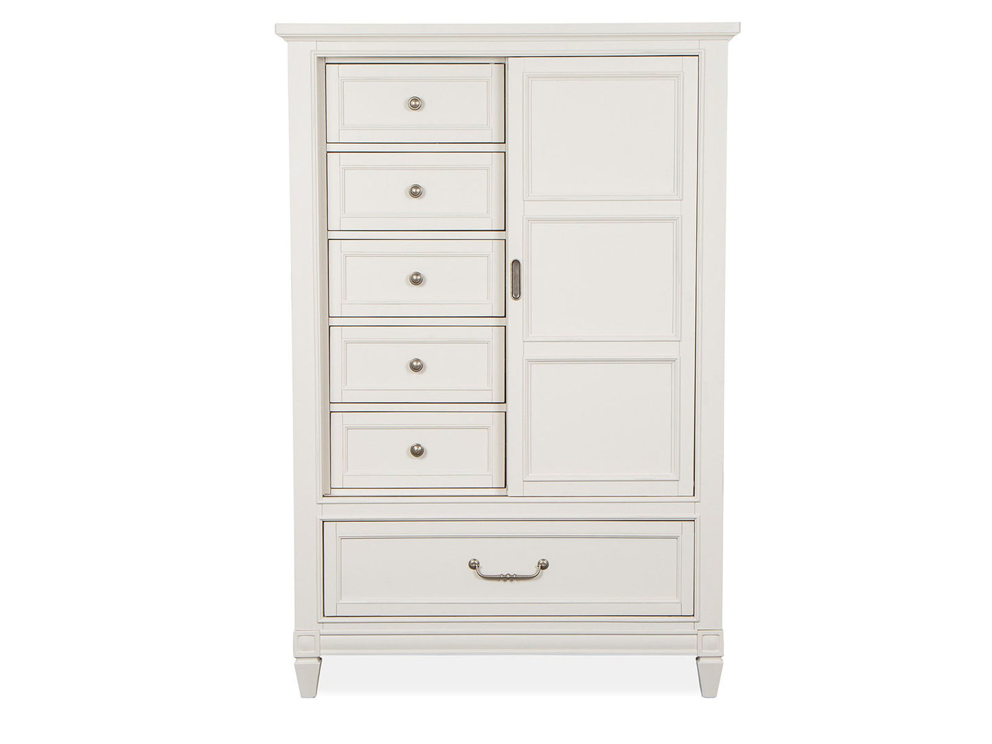 Willowbrook - Door Chest - Egg Shell White With Slight Rub Through
