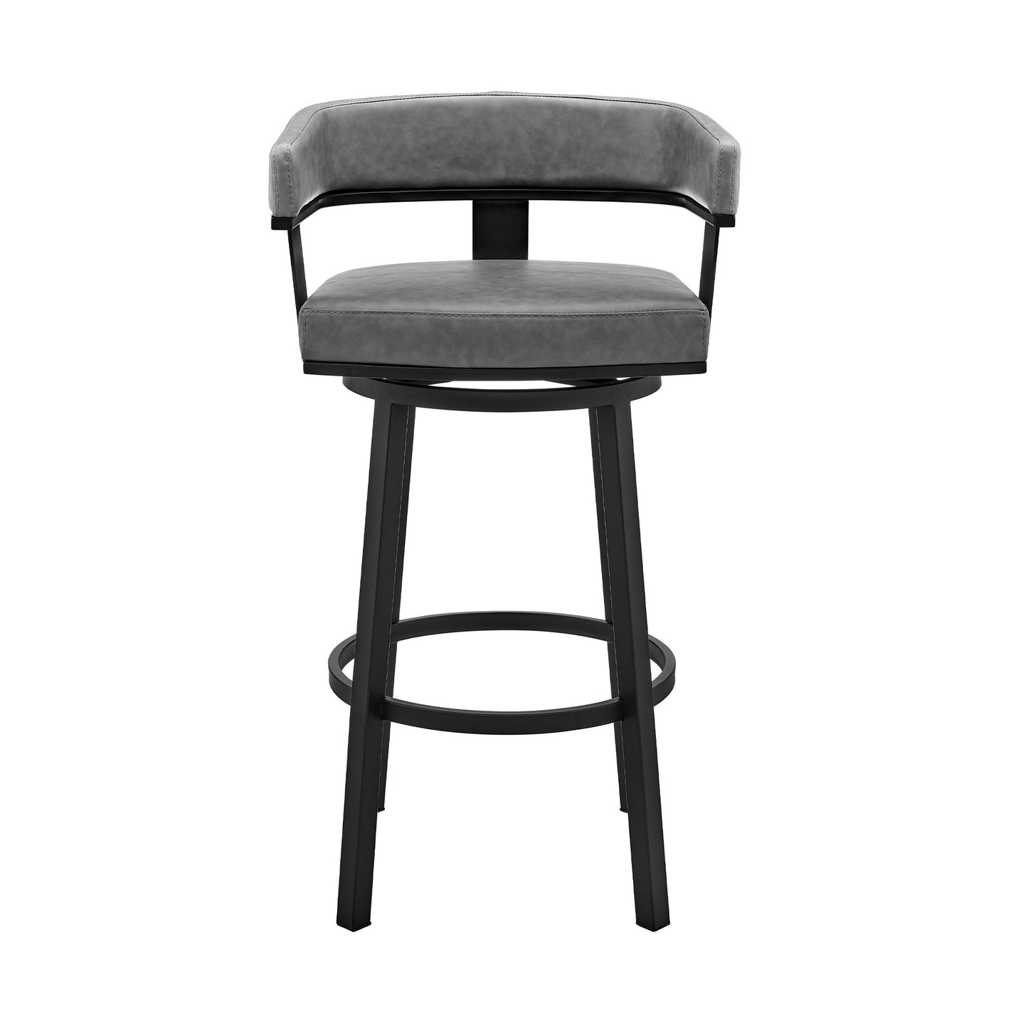 Cohen - Swivel Bar Stool - Black Finish