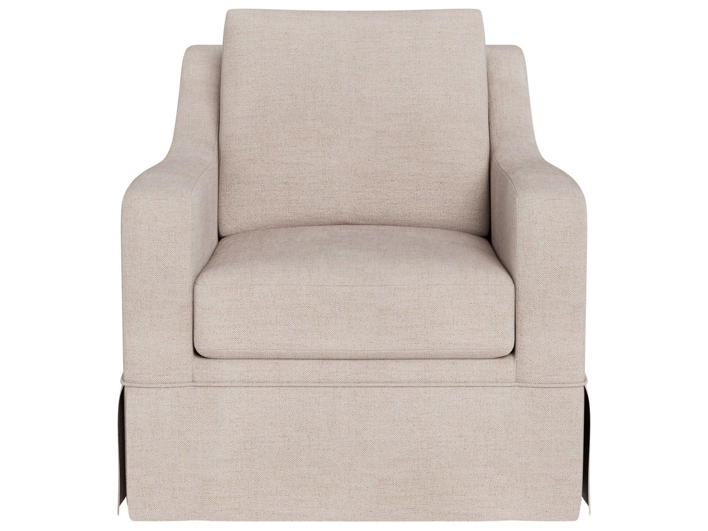 Filmore - Skirted Swivel Chair, Special Order - Beige