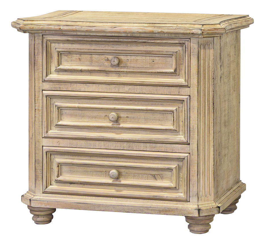 Olivia - Nightstand - Creamy Brown