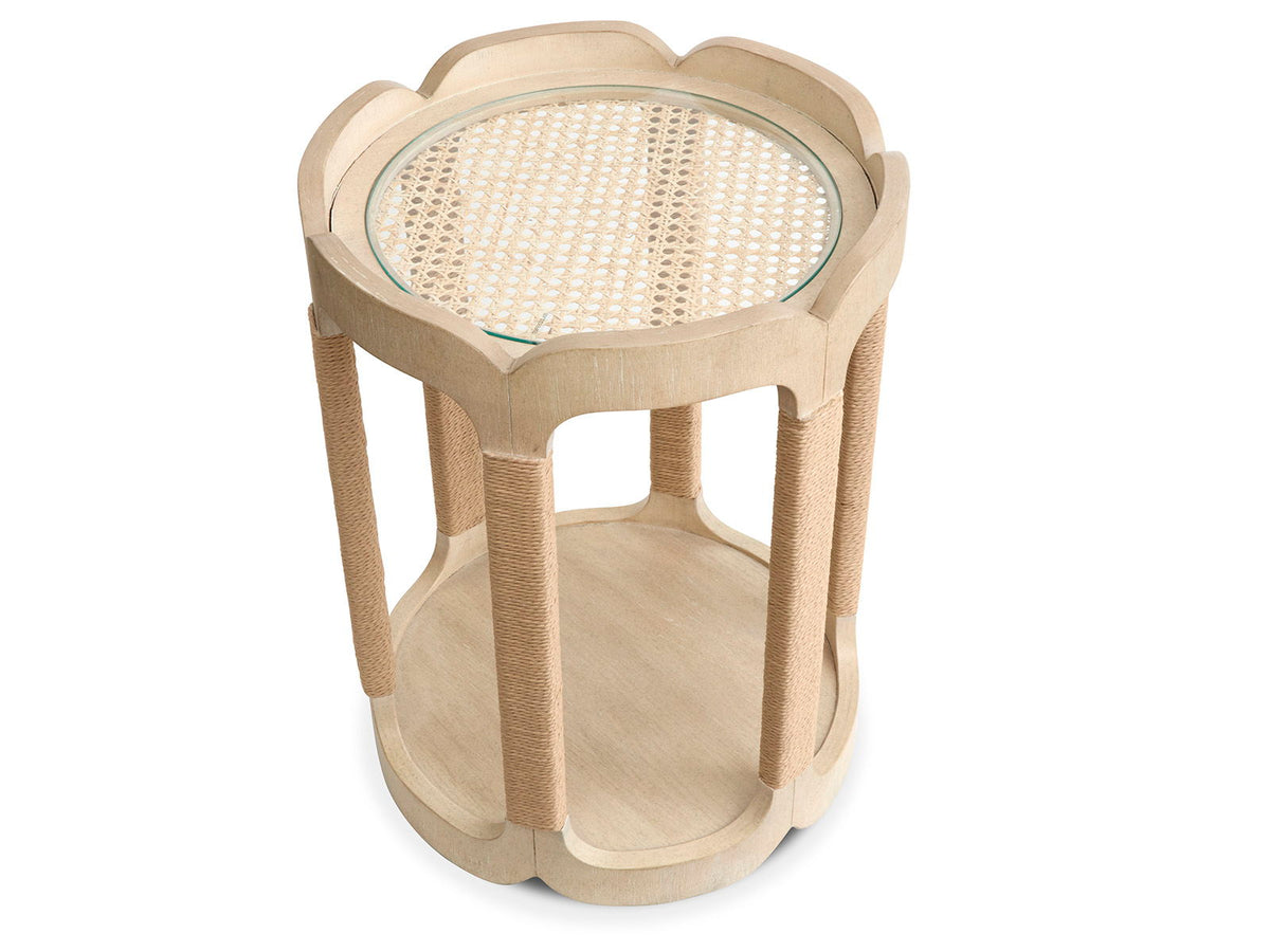 Sunset Cove - Drum Table - Sanibel Brown