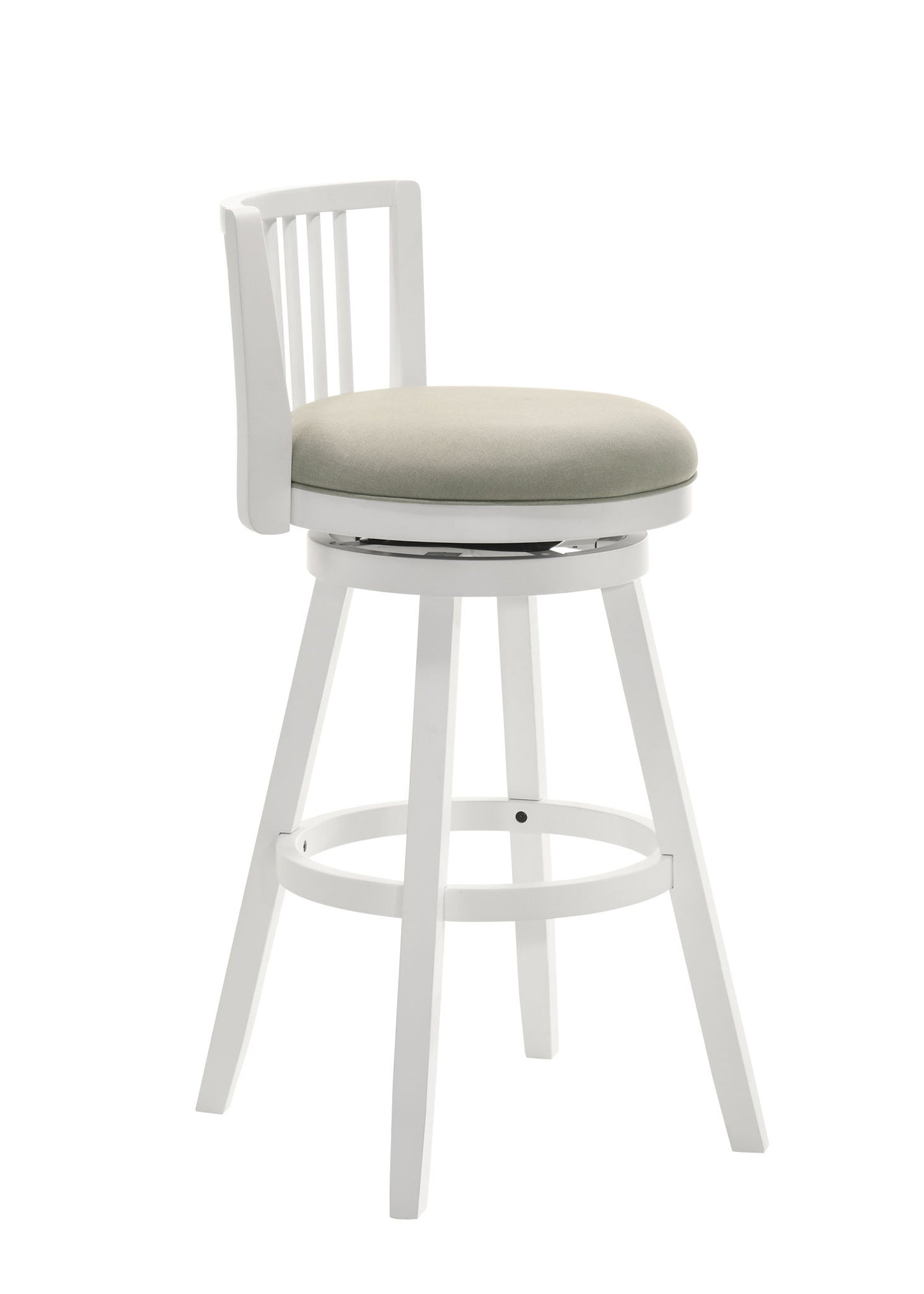 Harper - 30" Amber Glow Bar Height Rubberwood Swivel Barstool