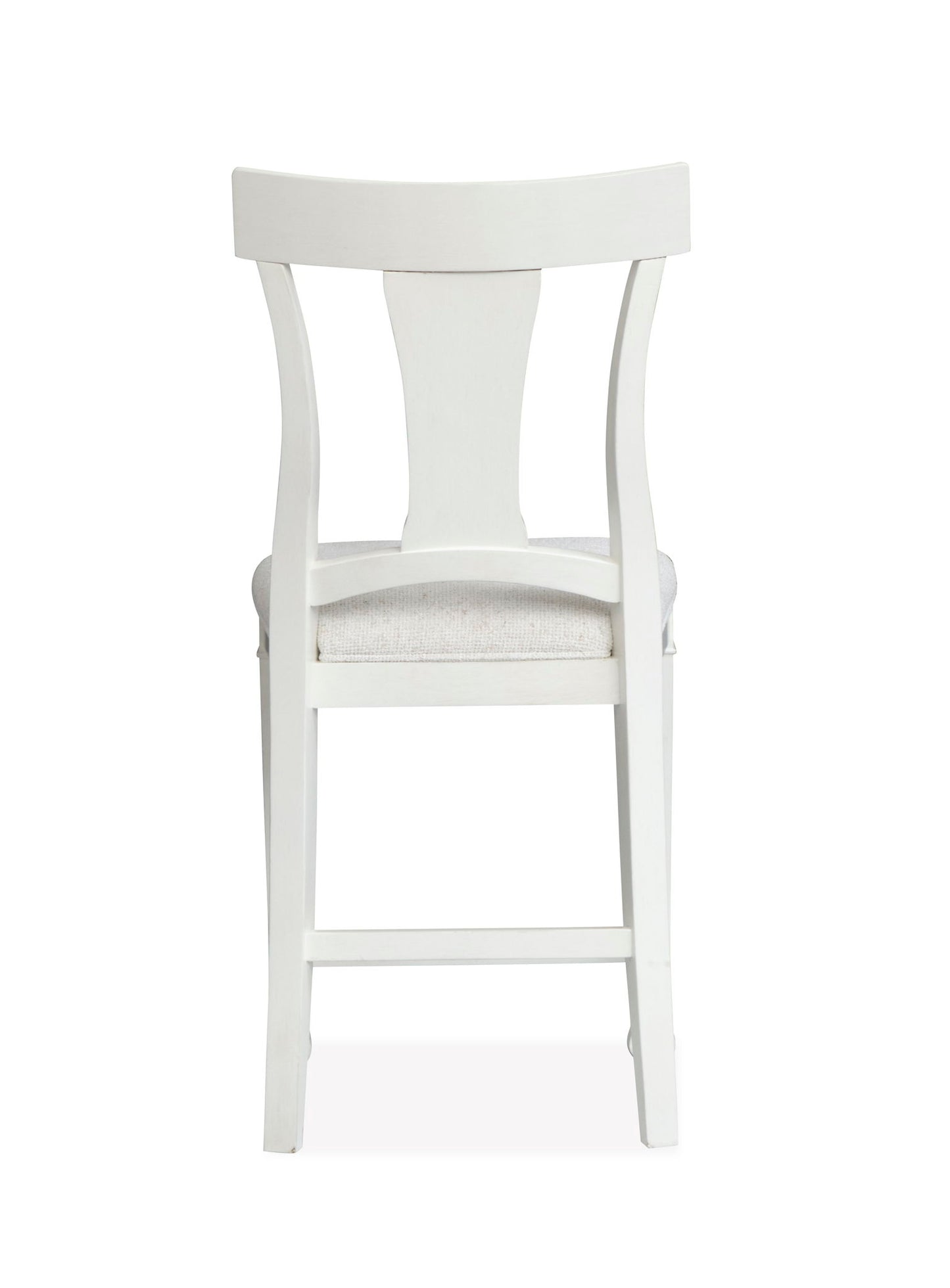 Kingston - Upholstered Counter Chair (Set of 2) - Whisper White And Cerused Nutmeg