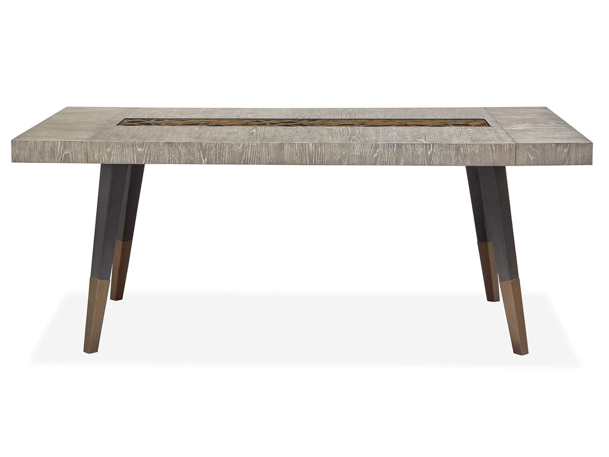 Ryker - Rectangular Dining Table - Nocturn Black And Coventry Gray