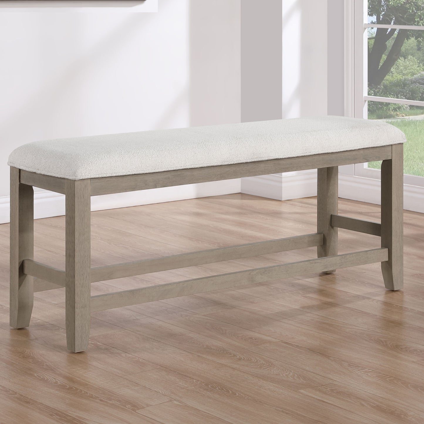 Lily - Counter Bench - Greige