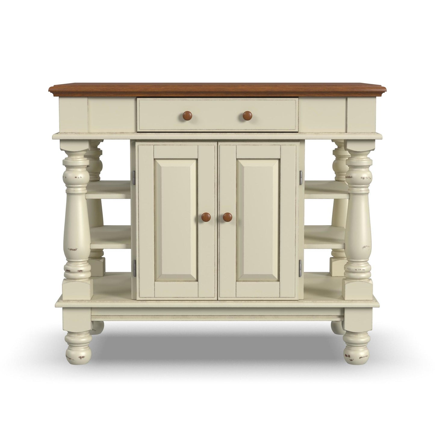 Montauk - Kitchen Island - Wood - White