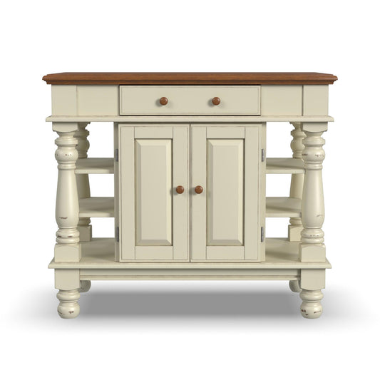 Montauk - Kitchen Island - Wood - White