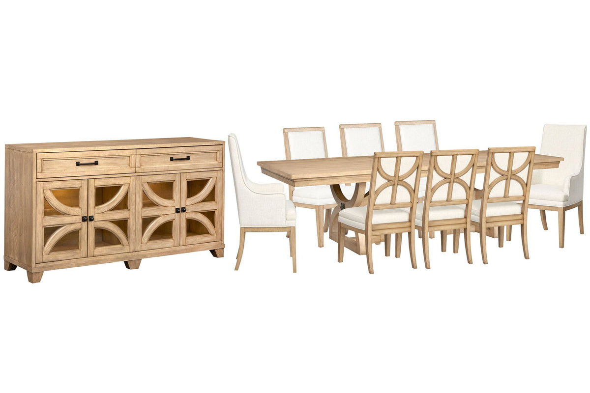 Coventry - Extendable Trestle Dining Table Set