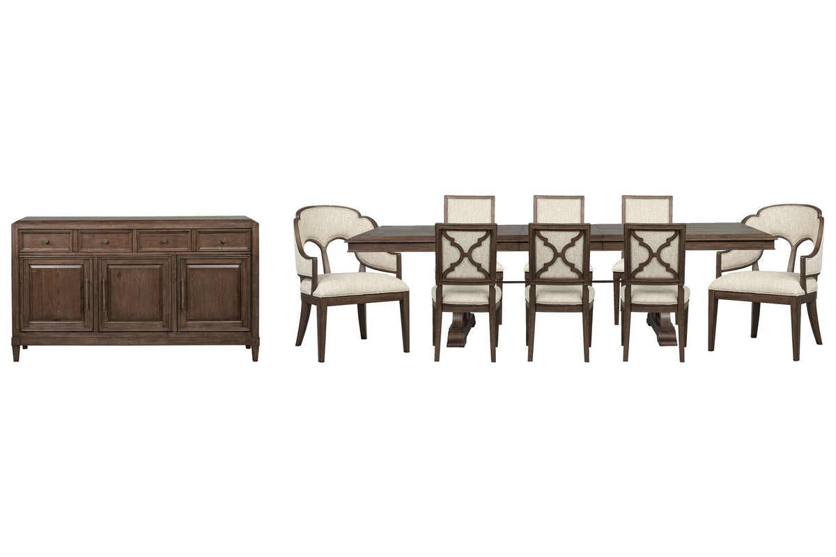 Jubilee - Extendable Trestle Dining Table Set