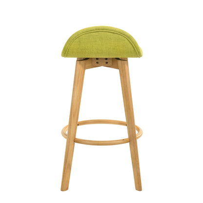 Vera - Upholstered Wood Counter Height Barstool