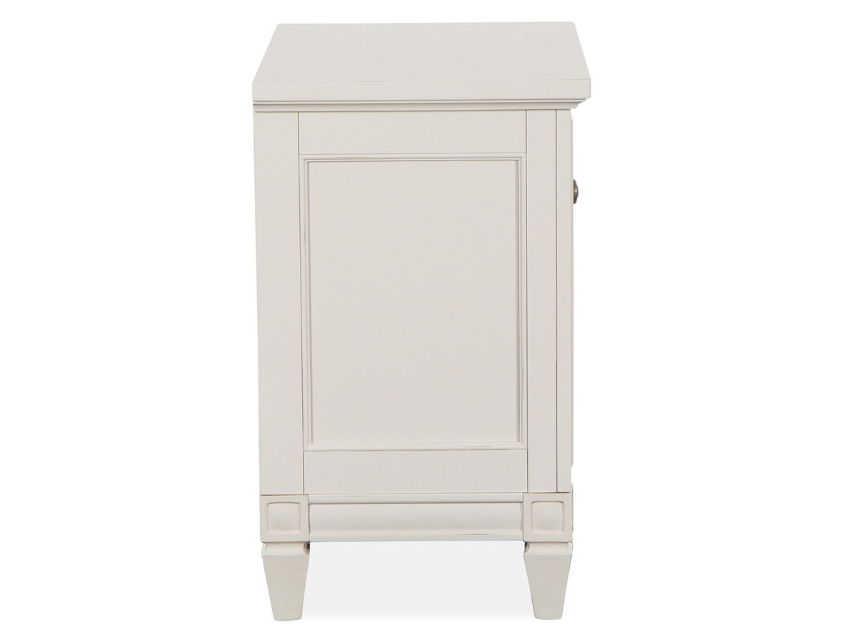 Willowbrook - Drawer Nightstand - Egg Shell White With Slight Rub Through