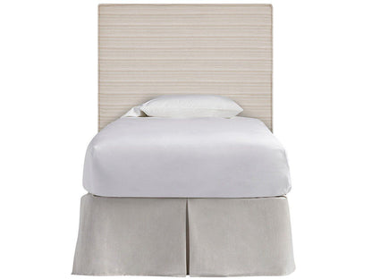 Oasis - Upholstered Twin Headboard - Beige / Gray