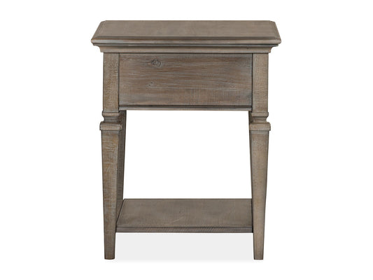 Lancaster - Rectangular End Table - Dove Tail Grey