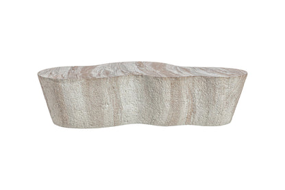 Velora - Indoor Outdoor Coffee Table - Oasis Concrete Finish