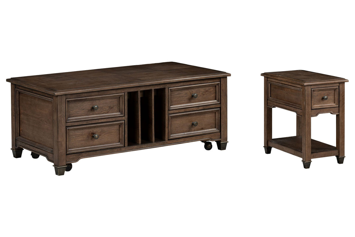 Cormac - Lift Top Storage Cocktail Table Set