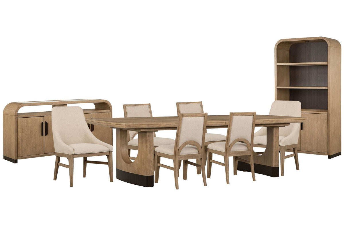 Tristan - Extendable Trestle Dining Table Set