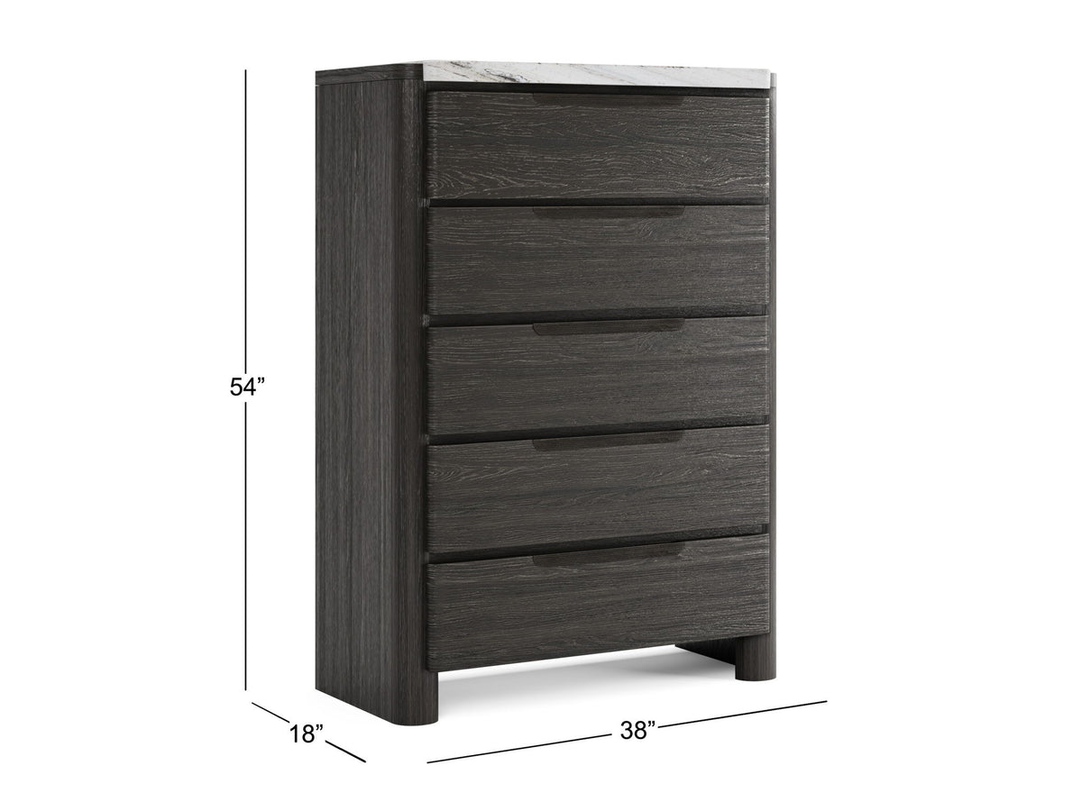 Keaton - Drawer Chest - Black
