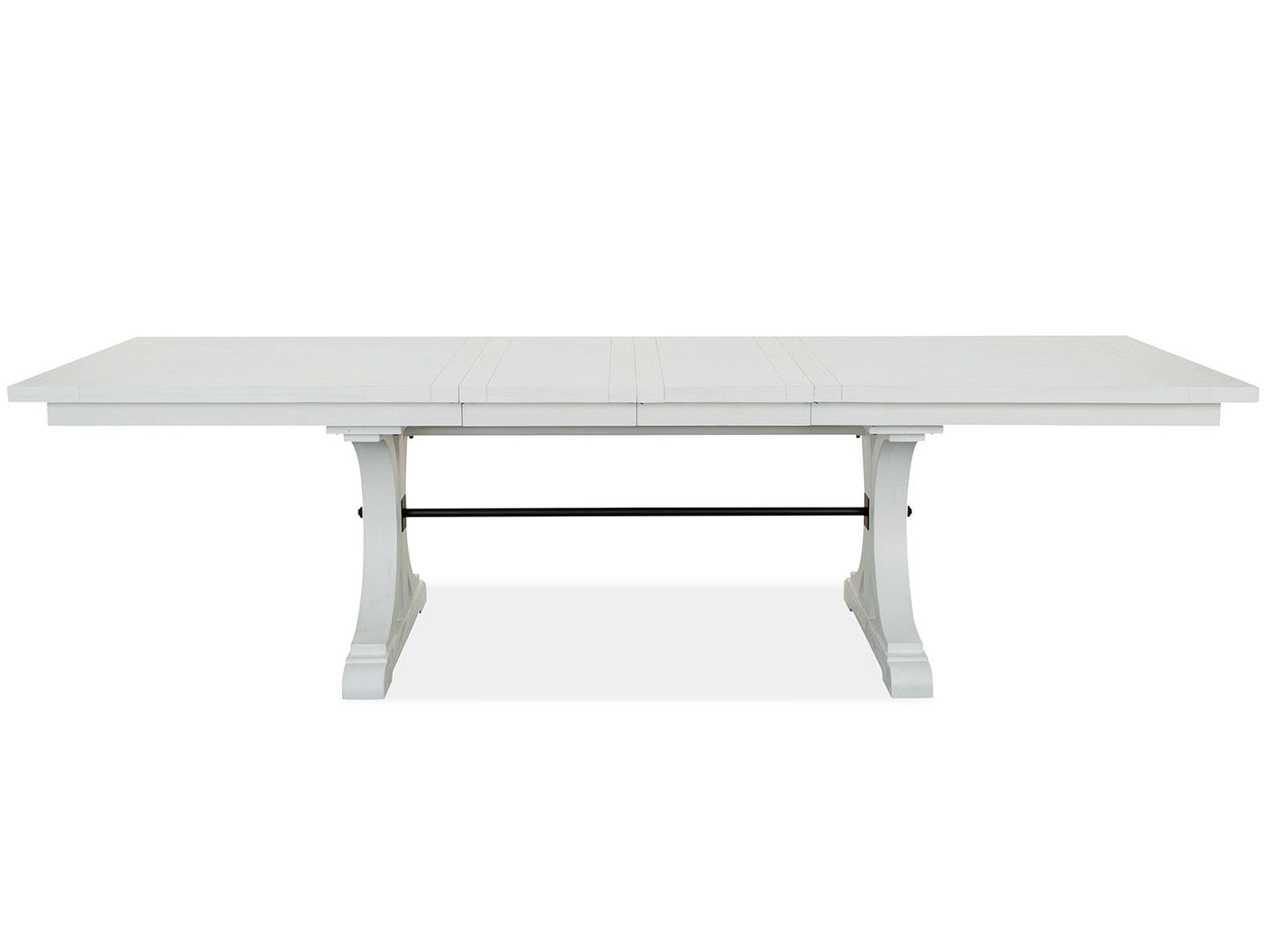 Harper Springs - Trestle Dining Table - Silo White