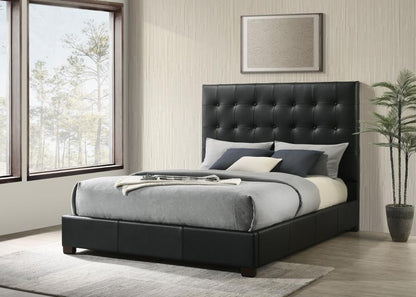 Medley - Genuine Leather Platform Bed