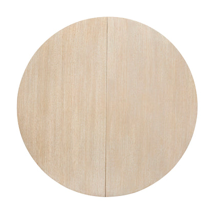 Echo Isles - Extendable 54" Round Dining Table - Sea Pearl And Driftwood