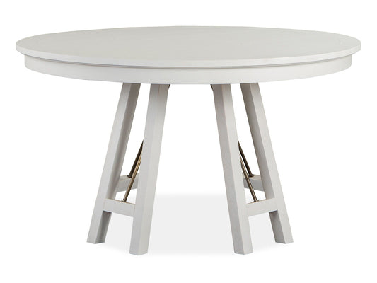 Heron Cove - Round Dining Table - Chalk White