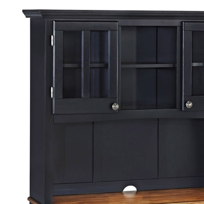 Buffet Of Buffets - Buffet With Hutch Cottage Oak Wood Top