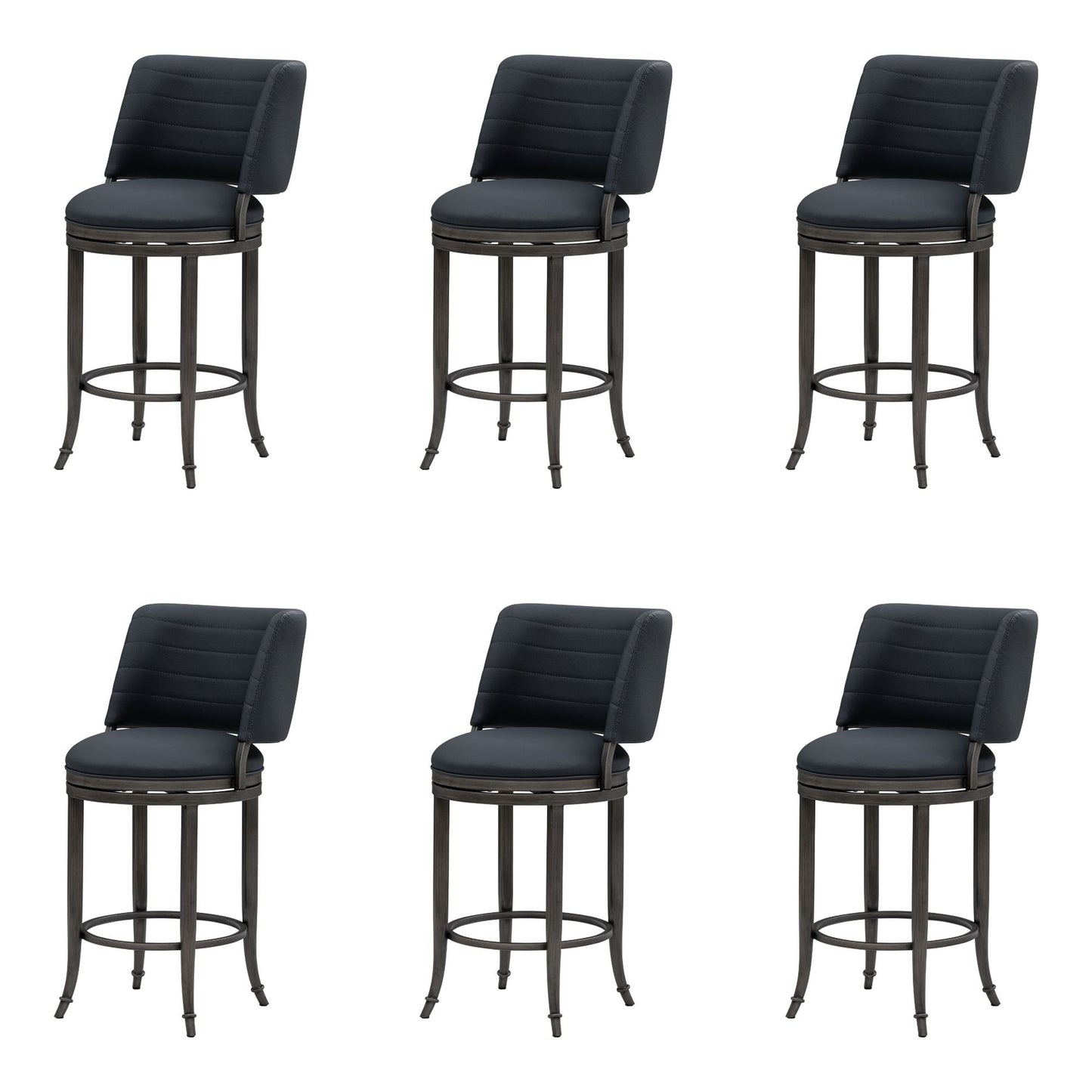 Torres - Upholstered Swivel Counter Height Barstool