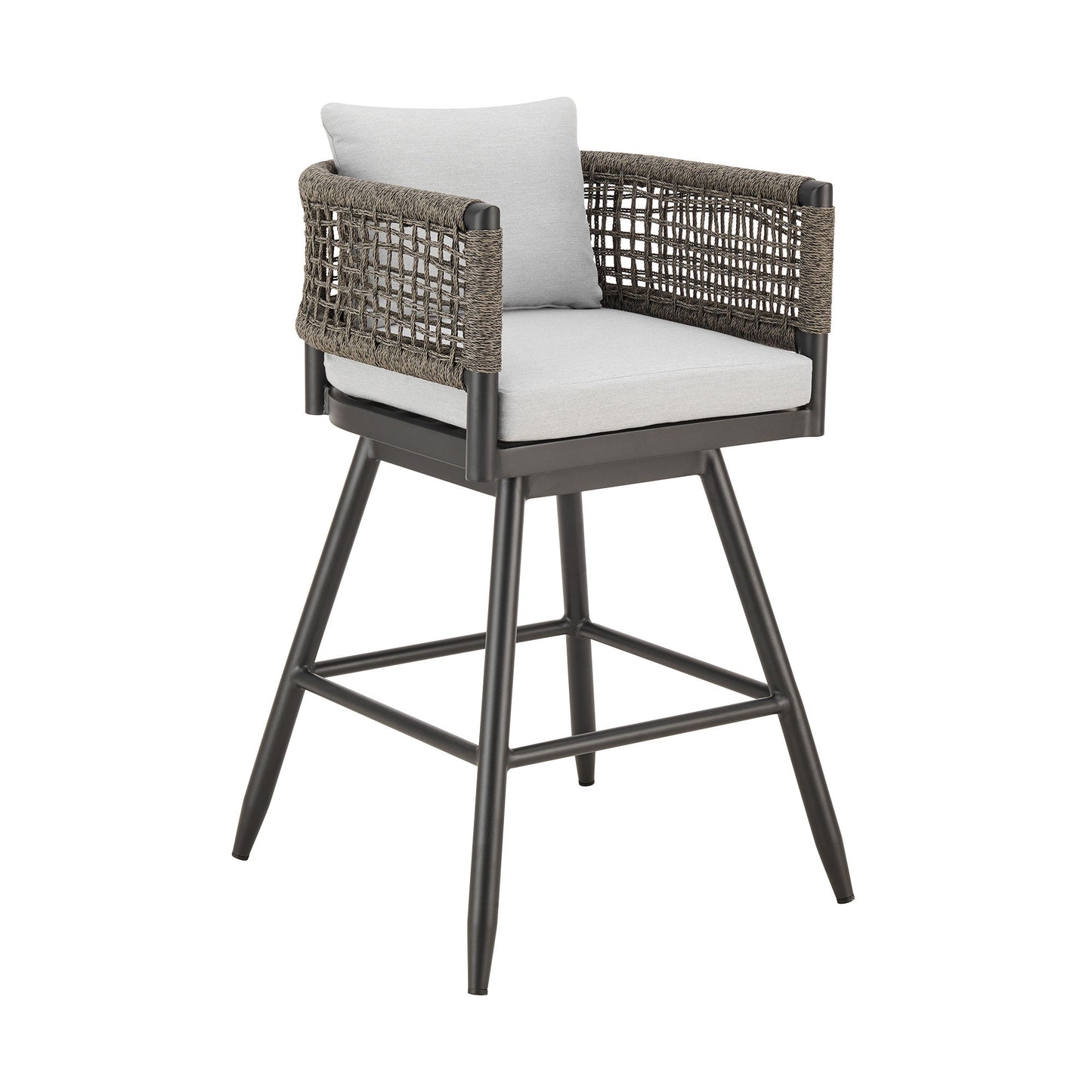 Alegria - Outdoor Patio Swivel Bar Stool Set
