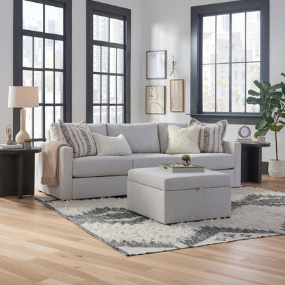 Flex - Sofa with Standard Arm and Storage Ottoman