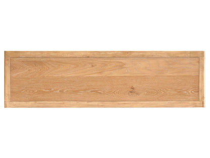 Somerset - Double Drawer Dresser with Landscape Mirror - Light Brown