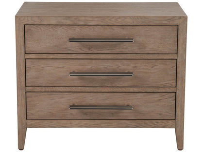 Modern - Cove Drawer Nightstand - Dark Brown