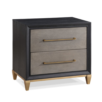 Payson - Nightstand - Black / Gray