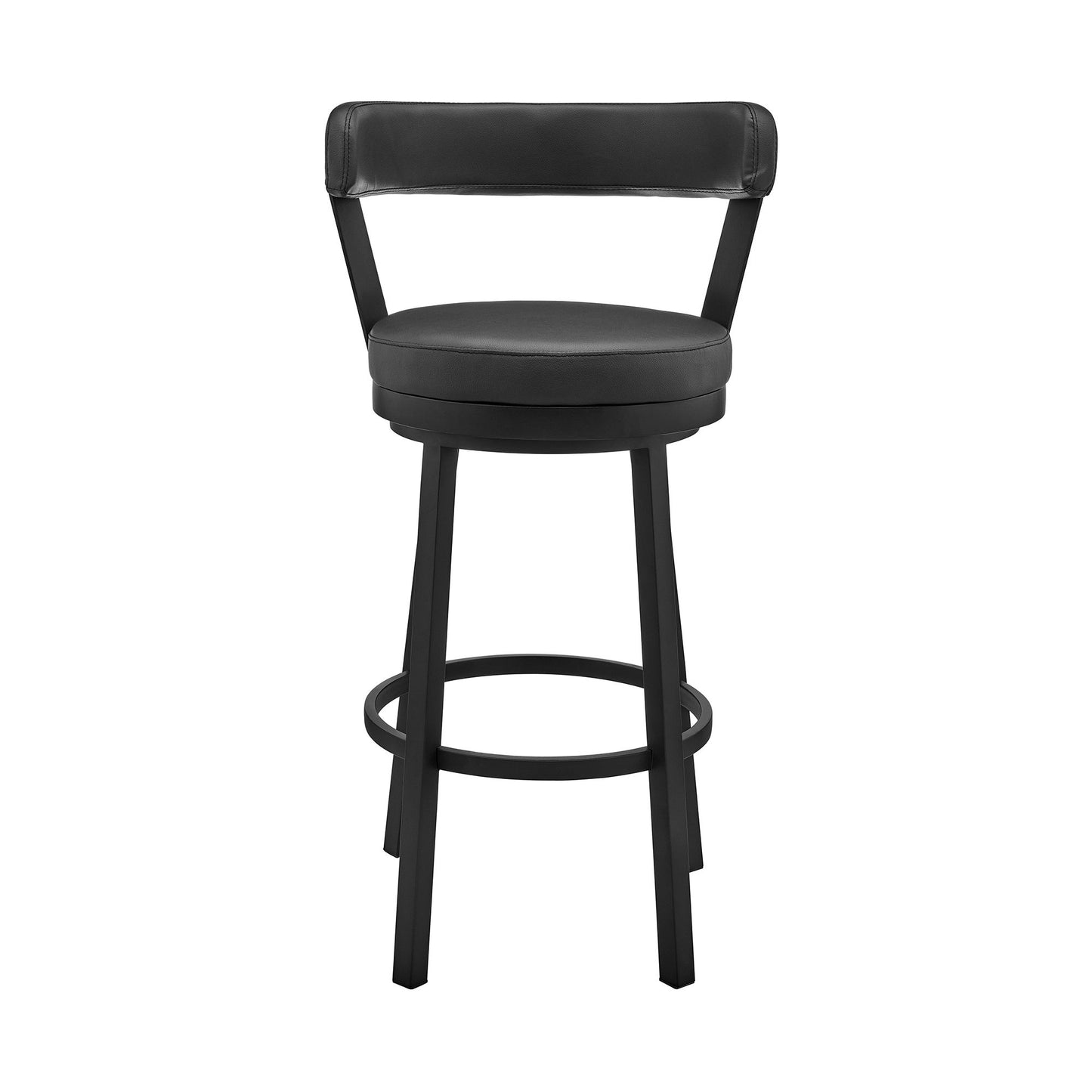 Kobe - Swivel Bar Stool - Black Finish